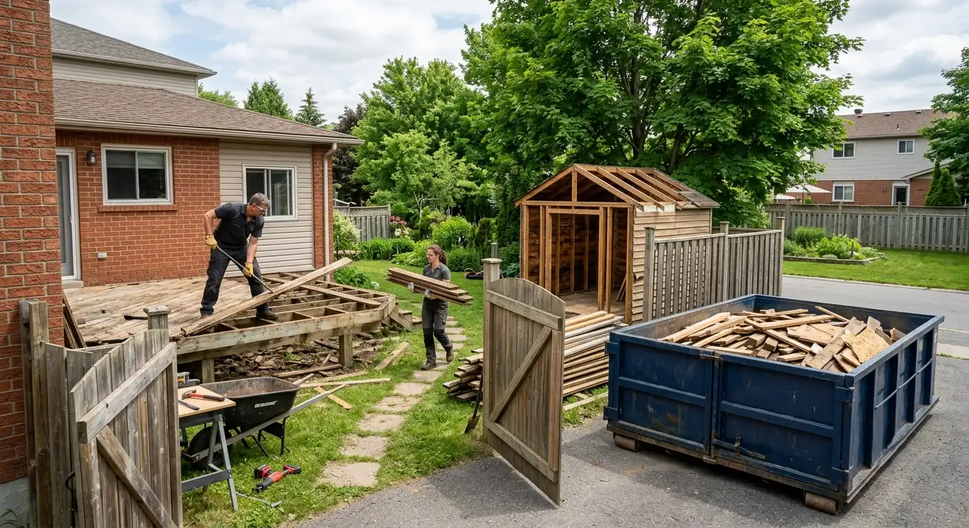 Deck Shed Fence Demolition Ottawa